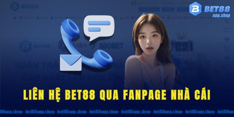 Liên hệ bet88 qua fanpage nhà cái 